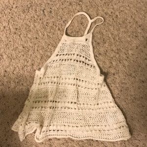 Crochet racer back tank American eagle